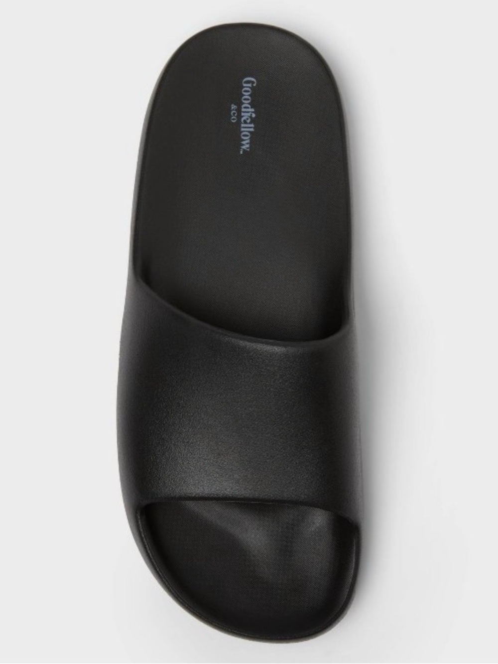 Men’s Goodfellow Kendrix black slides sandals - size 8
